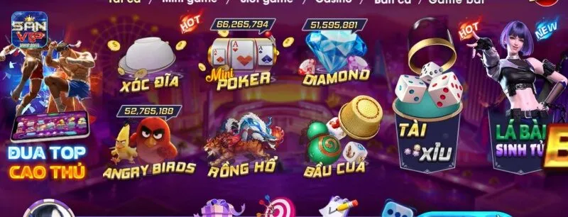 Tài xỉu Sanvip